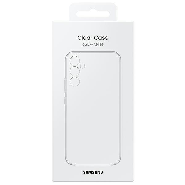 Hülle Samsung Ef-Qa346Ctegww A34 5Ga346 Durchsichtig/Transparent Soft Clear Cover