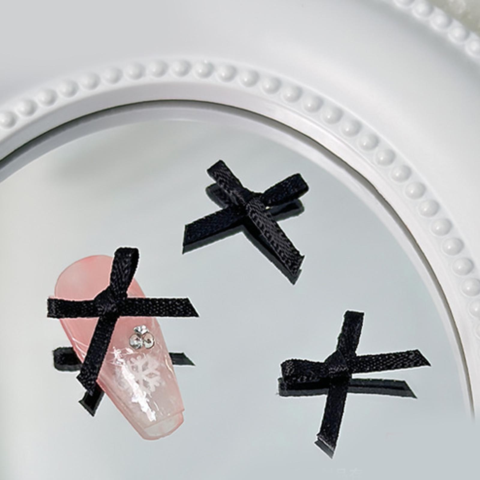 

10 шт. подвески-бантики для ногтей украшения для ногтей в виде бантиков красочные аксессуары для ногтей в виде бантиков акриловые ногти советы по маникюру своими руками 10