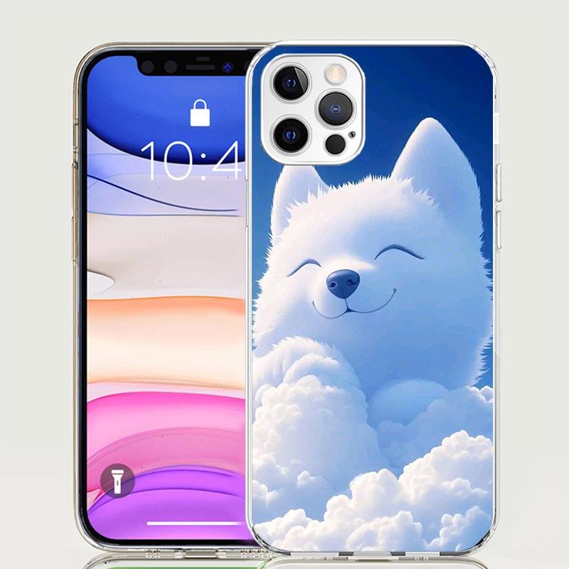 Sunny Clouds Teddy Bear Phone Case for Apple iPhone 17 Air 16 15 Plus 14 + 13 Mini 12 11 Pro Max 7 8 SE 16Max Soft Shell Cover C