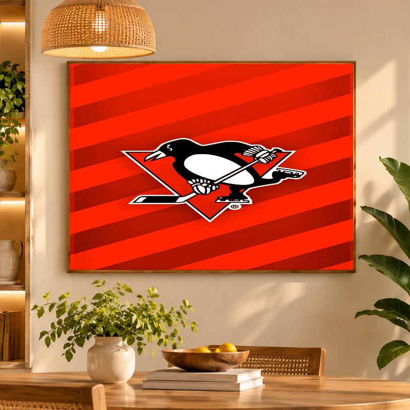 5D Diamond Painting Pittsburgh Penguins DIY Full Drill Diamond Art Kit Home Decoration