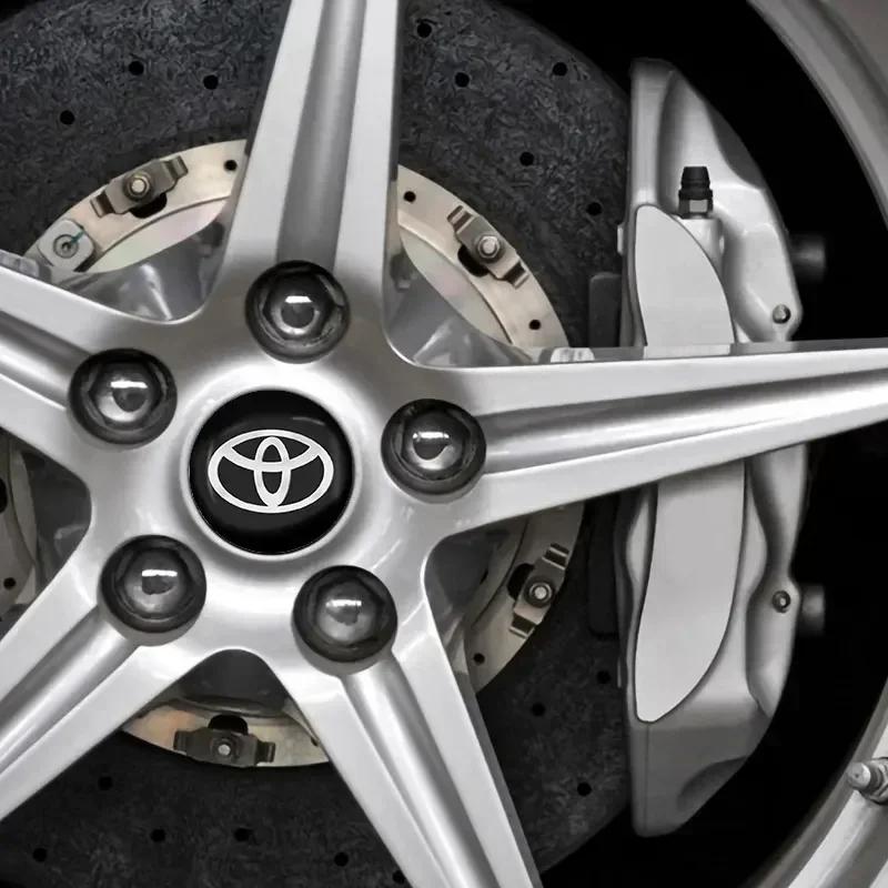 4pcs 60mm Car Wheel Center Hub Center Cap Rim Hub Dustproof Cover Emblemem For Toyota Camry Corolla Yaris Chr Auris Avensis T25