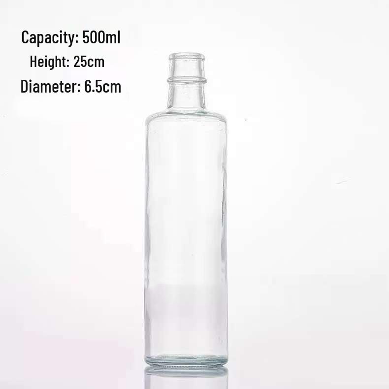 In-Stock Leak-Proof Glass Bottle for Essential Oils, Sesame Oil, Soy Sauce, or Vinegar - Clear Kitchen Dispenser