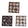 9pcs/set Christmas Hanging Ball Bauble for Christmas Tree Decoration Holiday Wedding Party Decor 2024 New Year Gift