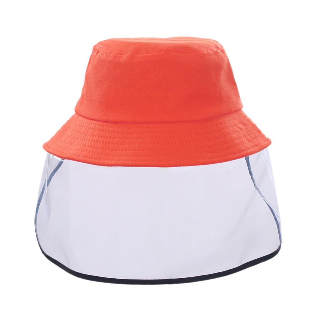 Kids Face Protection Hat Children Detachable Transparent Face Protection