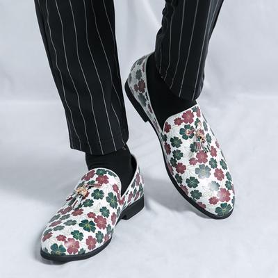 Casual Men's Loafers Fashion Designer's Personalized Style Outdoor Leisure Business Party Daily Adult Lightweight Leather Shoes