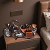 1 Stück 40 cm/15,75 Zoll Vintage Eisenmotorrad mit Beiwagen Dekoration, Retro Metall Wandkunst für Zuhause, Bar, Geschäftssammlung, Langlebige Eisenkonstruktion,
