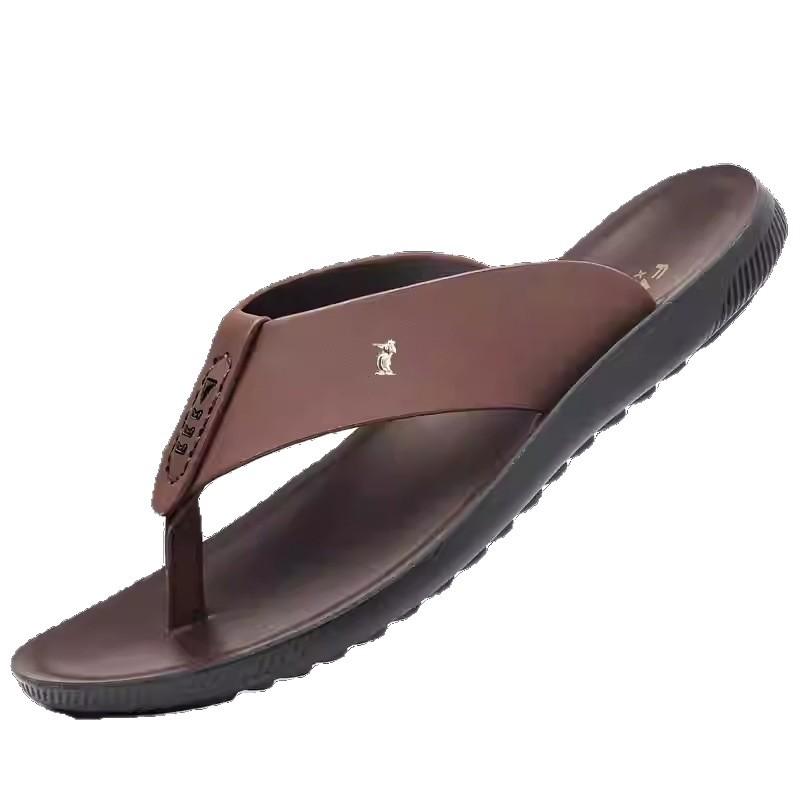 2025 summer new sandals flip-flops fashionable versatile foot clip non-slip casual beach shoes sandals