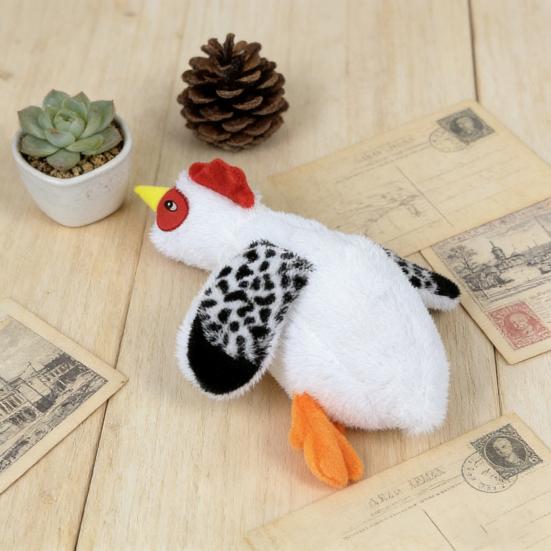 Interactive Dog Toy with Squeaky And Crinkle Sound Plush Duck/Chick Shaped Dog Chew Toy for Small Medium Large Dogs