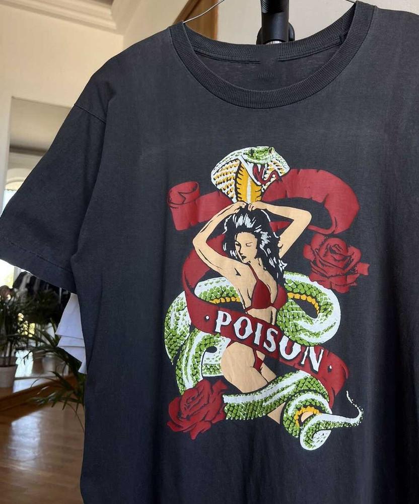 Vintage Poison Band Cotton Unisex S5XL TShirt MO252 Unisex T-Shirt M