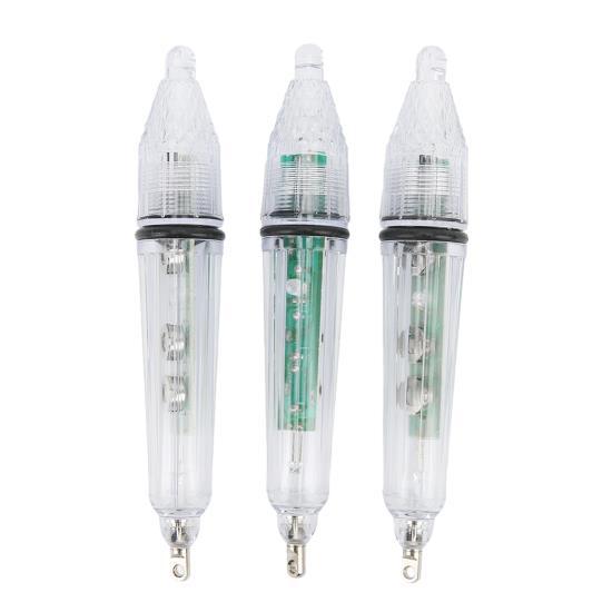 

3Pcs Underwater Fishing Light LED Plastic Disposable Bait Lure Lamp Fishing Tool with 160mah Button
