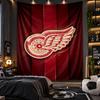Arazzo da Appendere al Muro Stampa Detroit Red Wings Tessuto per Soggiorno Camera da Letto Decorazione per la Casa