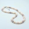 Women's Necklace 8mm Colored Shell Pearl Necklace Round Ocean Mother of Pearl Necklace Highlight Short Necklace