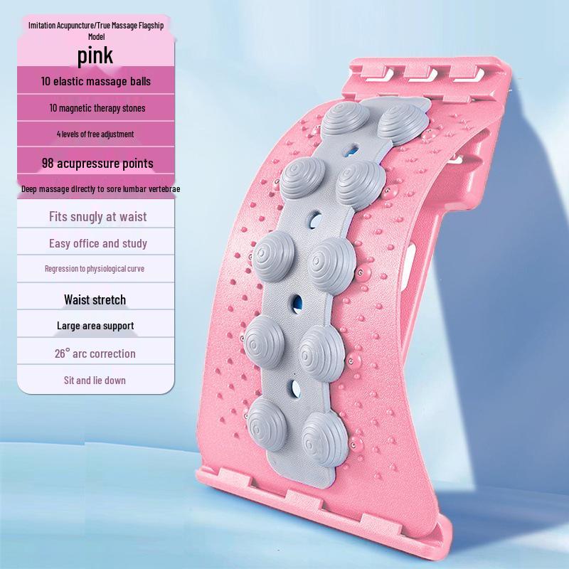 Lendenwirbelsäulen-Dehnungs-Massagegerät: Akupunktur, Bandscheibenvorfall-Linderung, Wirbelsäulenkissenkorrektur