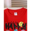 European sizes Kids' Crewneck Sweatshirt Smile Be Happy And Spread Kindness , Sportswear And Casual Wear, Soft And Comfortable, Children's Clothing