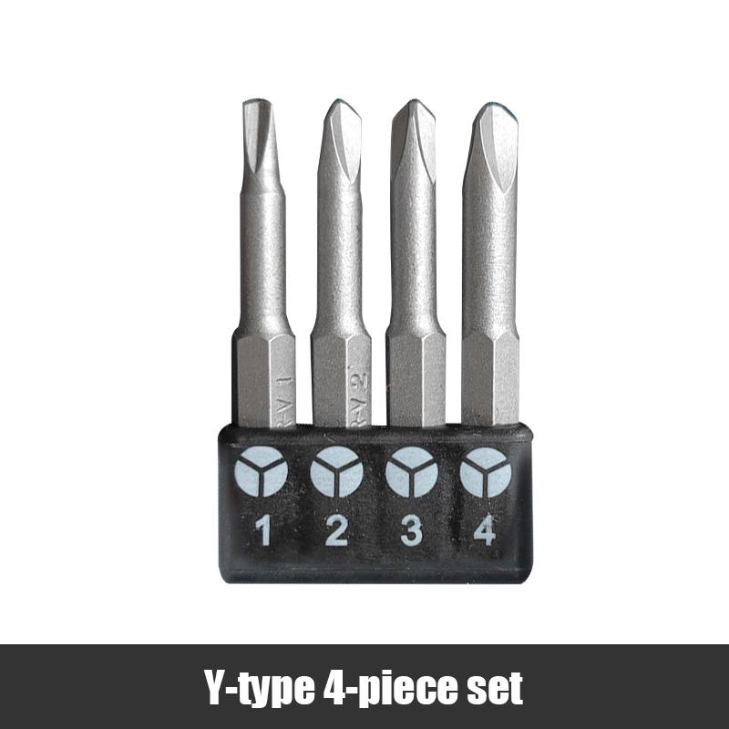 4-13pcs Special-Shaped Screwdriver Set 50mm U-Shaped Y-Type Triangle Inner Cross Three Points Screwdriver Bit Tool Accessories