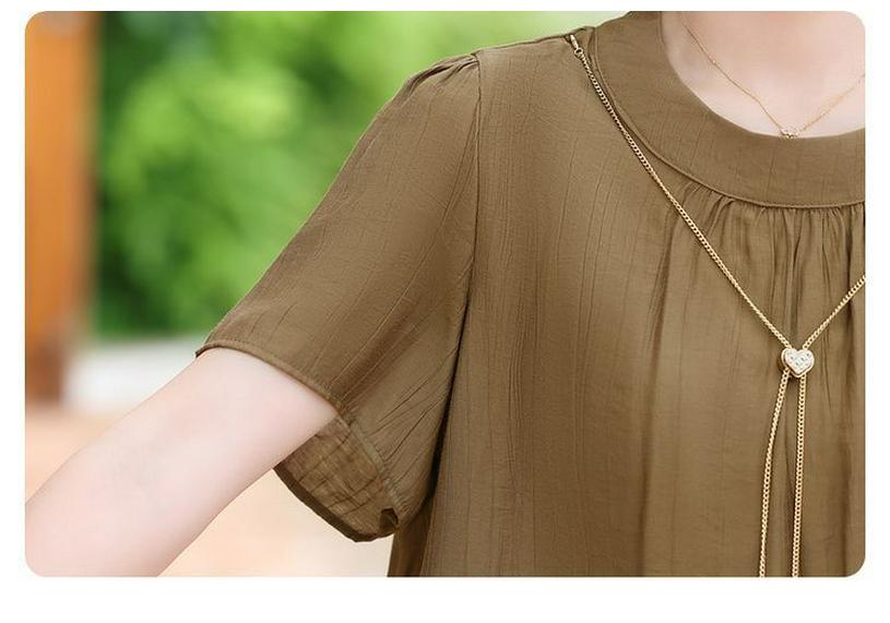 Damen Sommer Zweiteiler im Zen-Stil, Übergröße: Locker und formgebend für die Altersgruppe 40-60