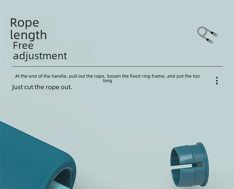 Professional Ropeless Skipping Rope for Fitness, Competition, and Sports - Ideal for Adults, Students, and Children