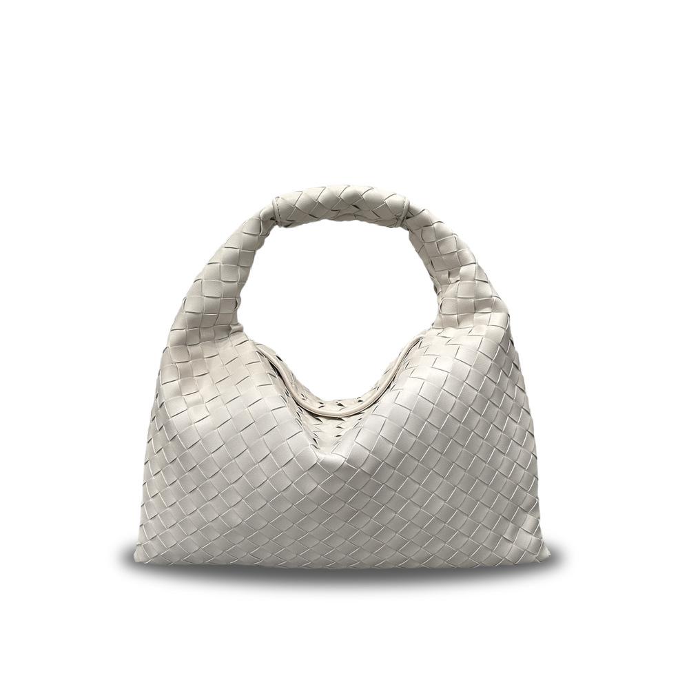 Bolso bandolera de punto de cuero nuevo transfronterizo, Bolso bandolera de cuero de moda para celebridades de Internet para mujer