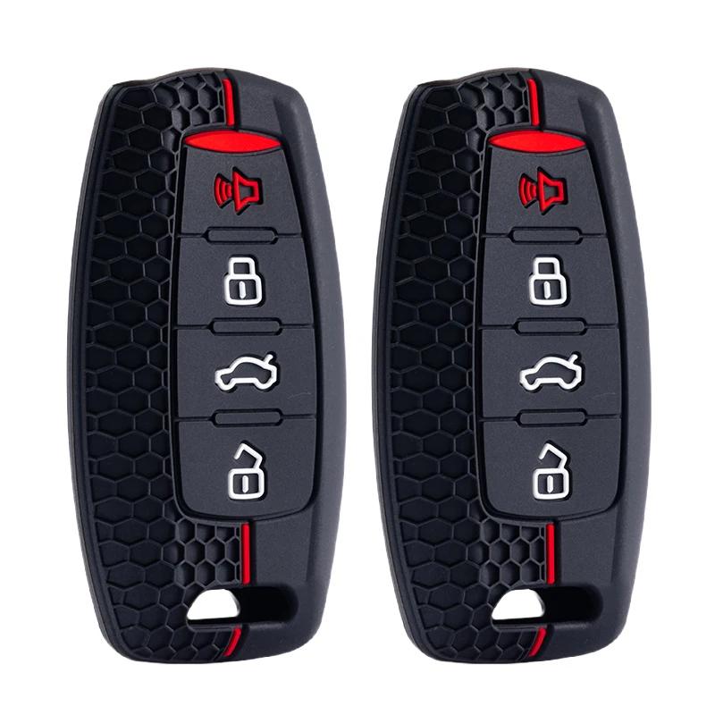 Silicone Car Key Case Cover for Great Wall Haval Jolion 2022 H6 H7 H4 H9 F5 F7 F7X F7H H2S GMW Dargo Shell Fob Accessories