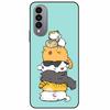Pentru Wiko T50 Carcasă T 50 4G Huse TPU Silicon Negru Carcasă Lună Înstelată pentru Wiko T50 Carcasă WikoT50 Rezistentă la Șocuri Moale Desene Animate 6.6''