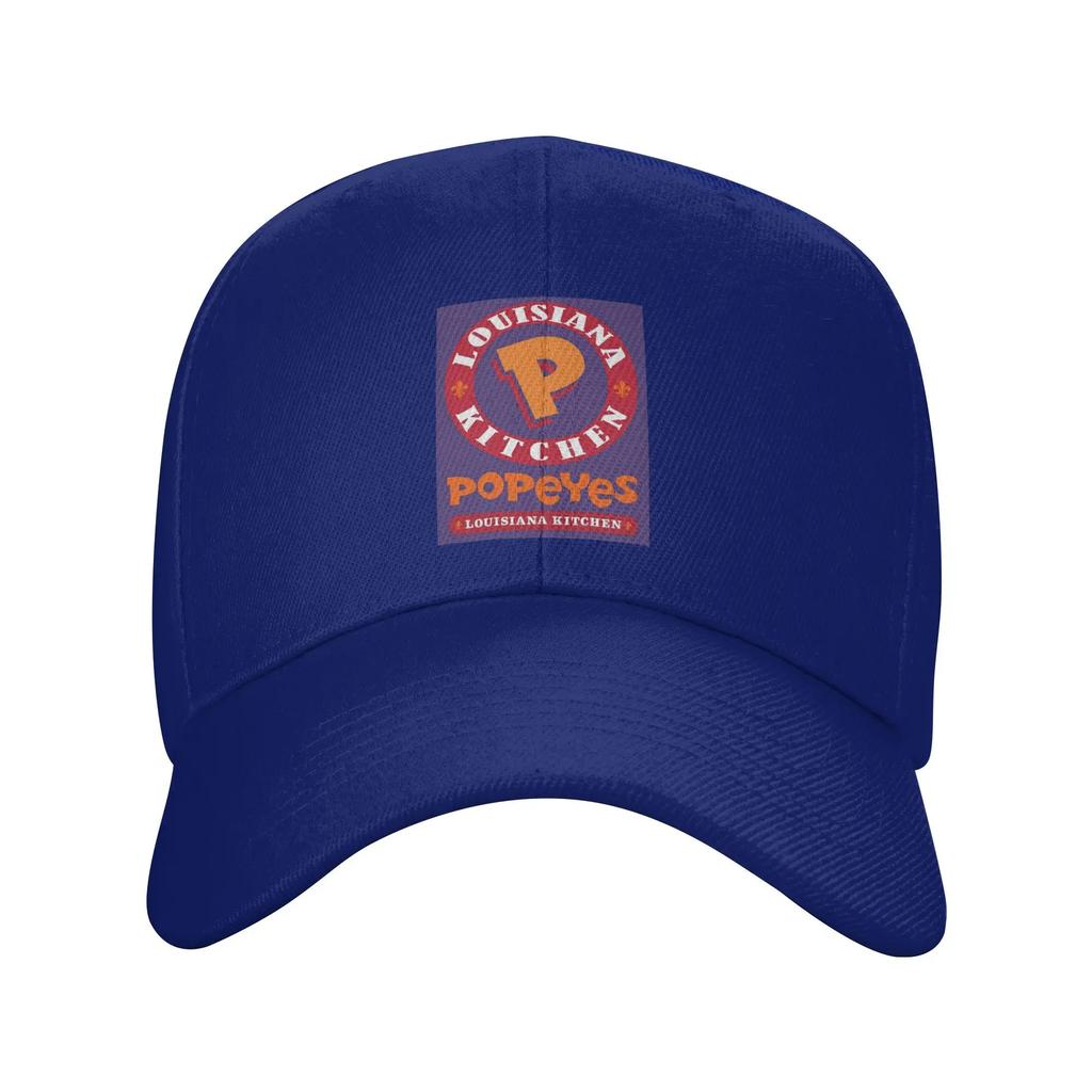Unisex Baseball Hats Popeyes Louisiana Kitchen Logo Outdoor Streetwear Summer Sports Baseball Caps Hip Hop Cap Casquette Hats