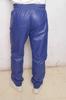 Stylish Trousers Biker Casual Jogger Blue Men's Genuine Lambskin Pant Handmade Leather
