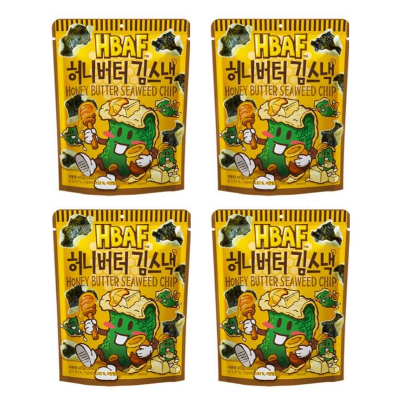 HBAF Honey Butter Seaweed Snack 40g (4 Options)
