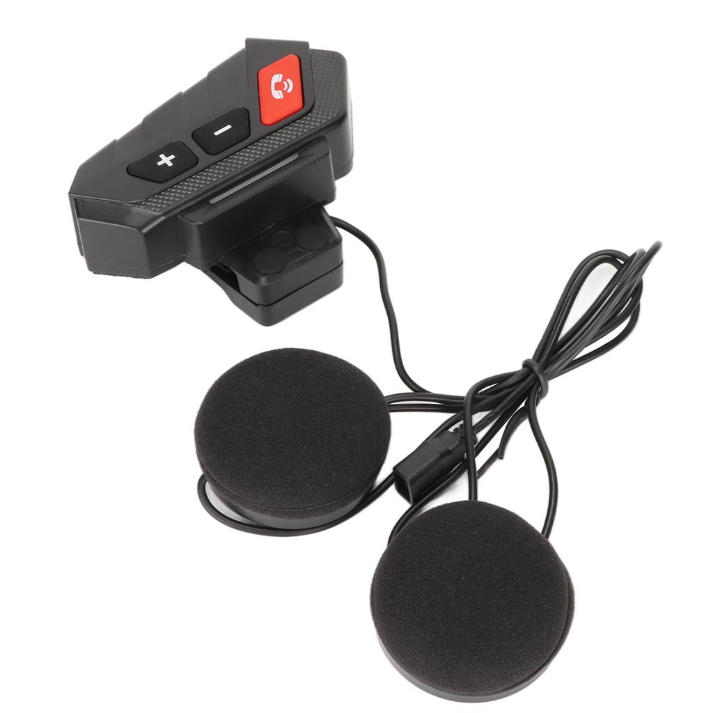 Motorcycle Helmet Bluetooth Headset IP65 Waterproof Wireless Helmet Headphone Supports FM Radio and 