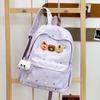 Schoolbag new backpack, primary and secondary school schoolbag, female cartoon, lightweight, high-value, cute dopamine accessories, backpack.