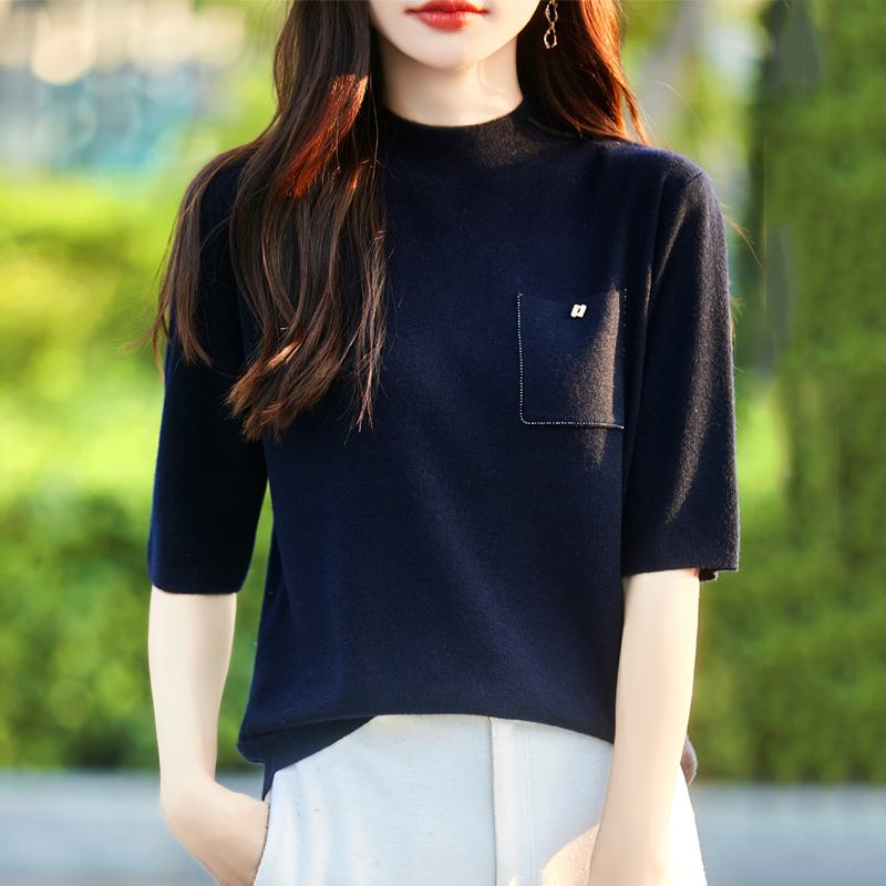 Women's Cashmere Vest Qinghe Cashmere 50% Wool 50% Silk Women's Autumn and Winter Cashmere Vest Soft and Warm