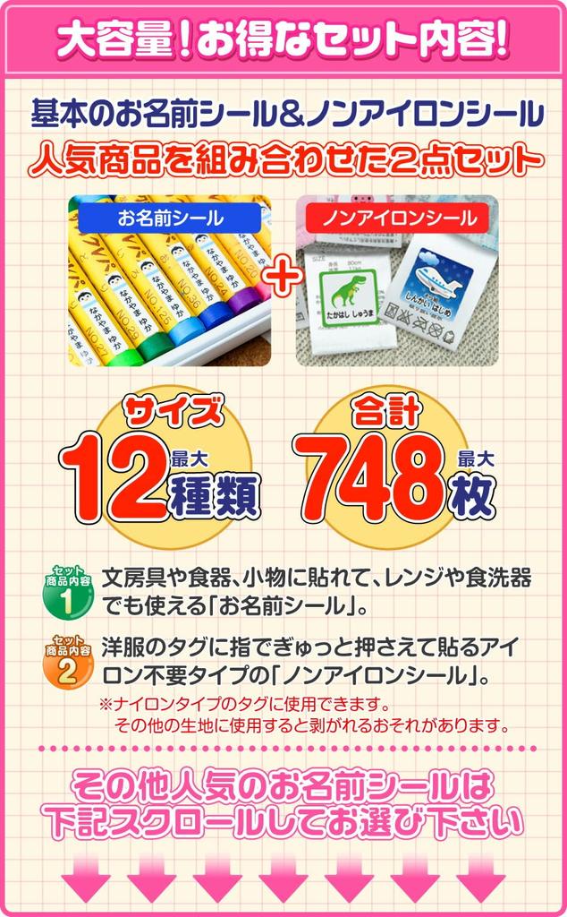 Hobby Navi Sticker Application Name for Up To 748 310 [Name Guide] Stickers, 2-piece Set, Waterproof, Non-iron, Tags, Sheets, Designs, Name-2nano-fba