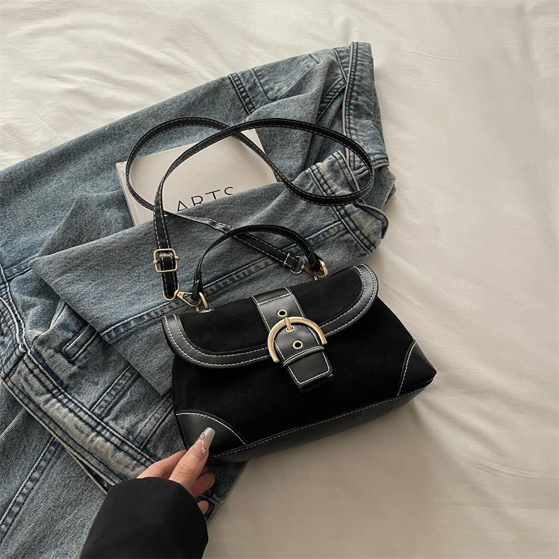 Осень новая мода ретро контрастный цвет сумка большая вместимость модная сумка высокая ценность повседневная женская сумка