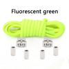 1Pair/2Pair New Metal Buckle Laces Unisex Quick-On/Off Shoelaces Oval Elastic Shoelace for Sneakers and Boots