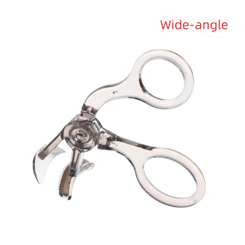 1Pc Transparent One-Clip Eyelash Curler Wide Angle Partial Lash Curler Waterproof Material for Wet Use