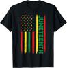 Juneteenth 1865 African Americans Flag Celebration T-Shirt Unisex T-Shirt