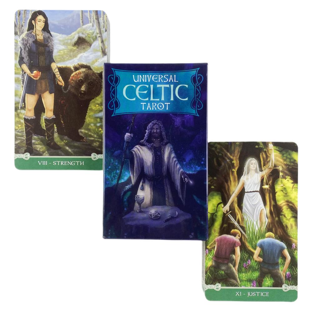 New Tarot Deck Oracles Cards Mysterious Divination Universal Celtic Tarot Cards For Women Girls Cards G