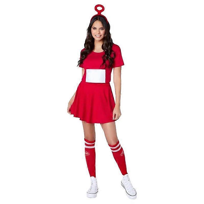 Weibliches Teletubbies Kostüm Charakter Kleid Partykleid