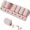 Detachable Weekly Pill Organizer 7-Grid Pill Dispenser Portable Medicine Storage Case  Home