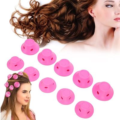 8/16 STK Hitzefreie Silikon-Haarwickler – Pilzförmige Übernacht-Lockenwickler zum Schlafen, Beschädigungsfreies DIY-Wellen & Locken-Set