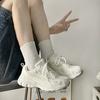 Harajuku ulzzang summer thick-soled mesh dad shoes breathable and lightweight sports shoes street photography retro casual