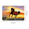 Horse Painting Doormat Anti-Slip Kitchen Bath Mat Toilet Door Floor Entrance Carpet Rug