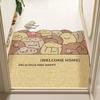 Cartoon Irregular Silk Mat Door Scraping Dirt Can Cut The Foot Mat Wear-resistant Anti-slip Door Mat