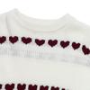 2026 Autumn/Winter Sweet Heart Jacquard Loose Sweater