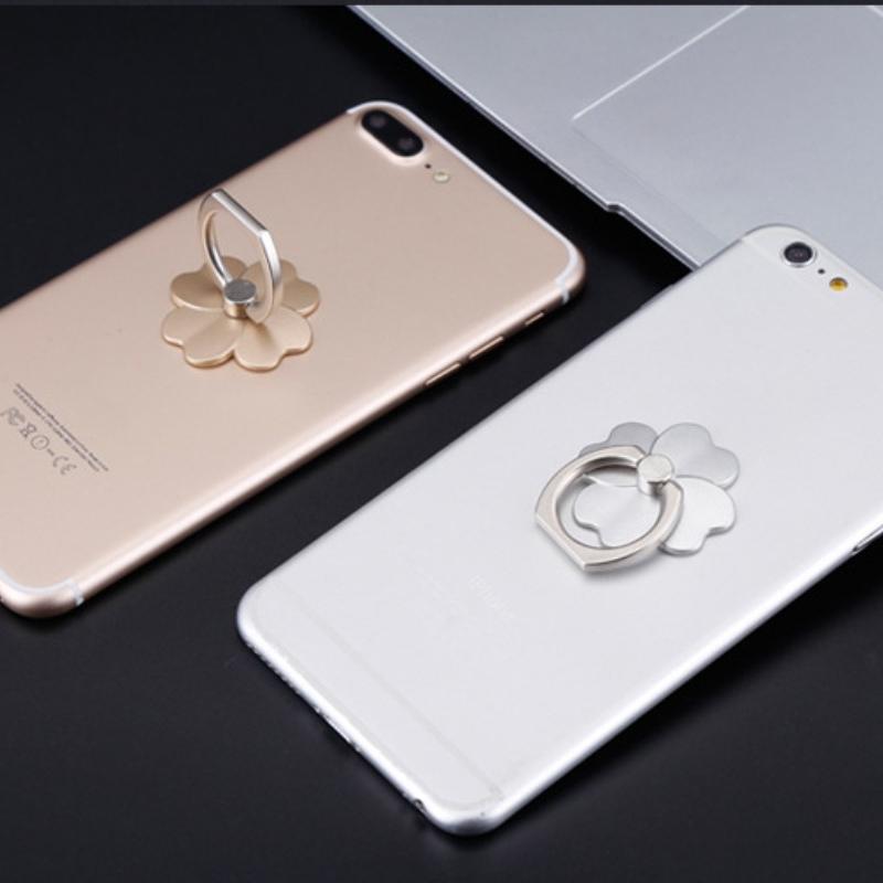 Drop-Proof Phone Ring Stand 360 Rotating for Mobile Phone Car Magnetic Mount Metal Folding Finger Stand Socket