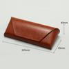 Leather Glasses Case Portable Men Women Sunglasses Myopia Presbyopia Storage Box Anti-Pressure Eyeglasses Case