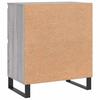 Vidaxl Chest of Drawers, Sonoma Oak Grey, 60X35X70 Cm, Wood-Based Material