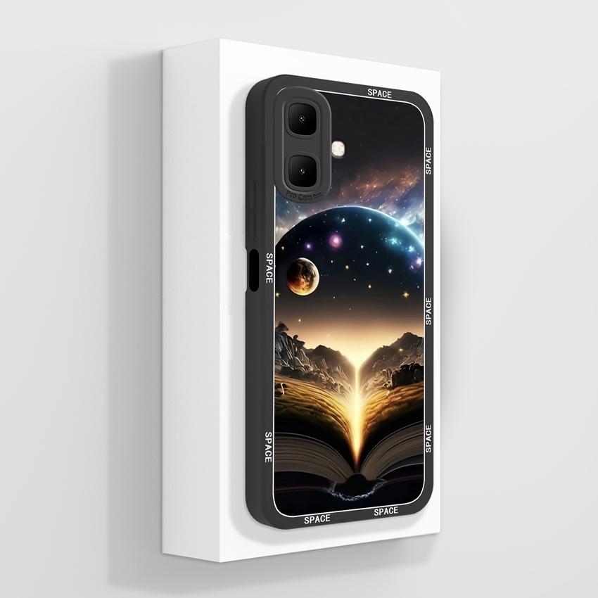 For Infinix Smart 10 7 9 8 Zero 30 40 Shockproof Silicone Bumper Phone Bags Fashion Astronaut Pattern Liquid Silicone Anti Slip Shell For Infinix Case