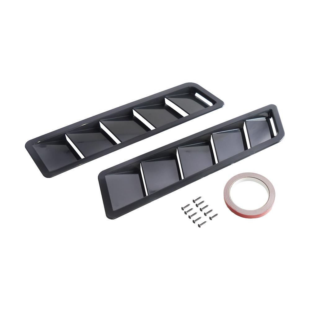 Car Tuning Accessories Hood Air Intake Panel ABS Heat Vent Car Tuning Supplies