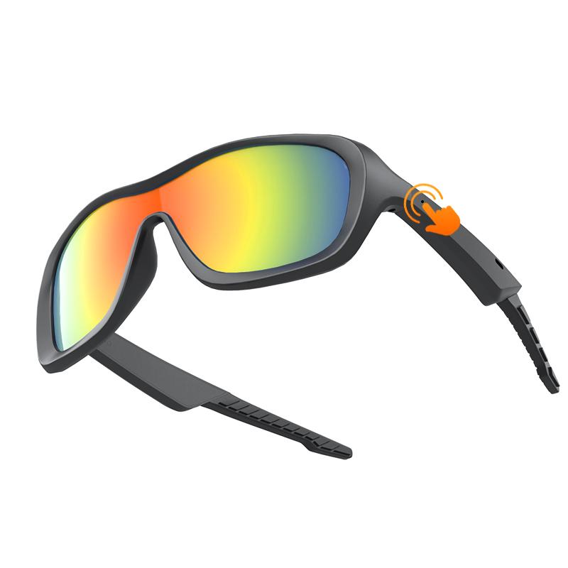 S3 Winddichte Smart Audio Brille für Schneesport, Fotochemische UV-Schutz Anti-Blendung Touch Control Sonnenbrille