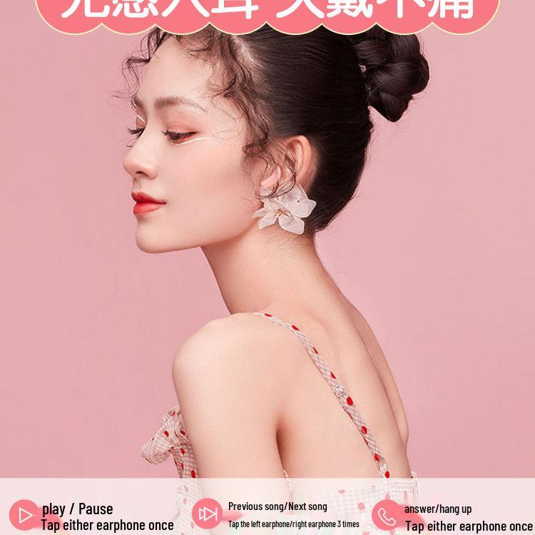 2026 Mini High-End Sound True Wireless Bluetooth Earbuds for Girls - Noise Cancelling, Sports Compatible, Ultra-Long Battery Life